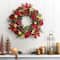 26" Pre-Lit LED Adorned Artificial Christmas Wreath